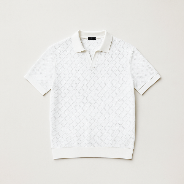 TEXTURED OLD MONEY POLO - 208