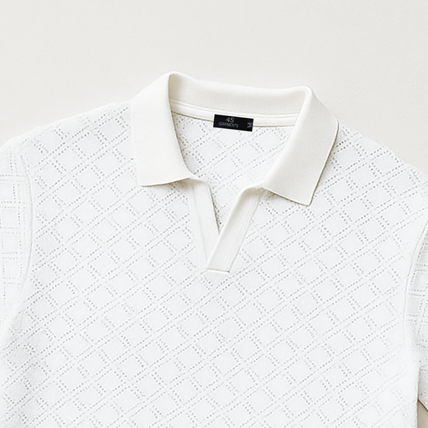 TEXTURED OLD MONEY POLO - 208
