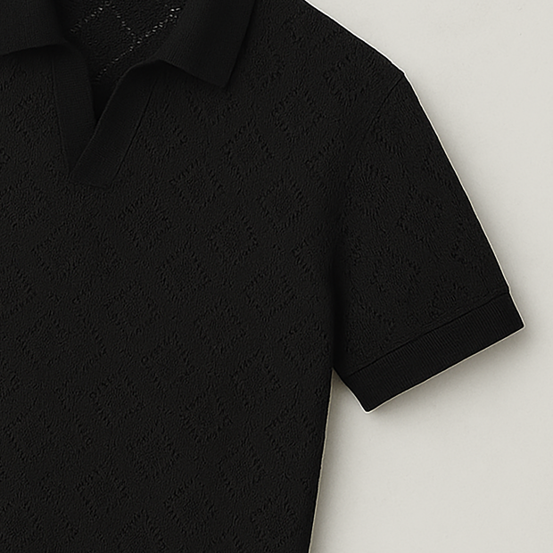TEXTURED OLD MONEY POLO - 207