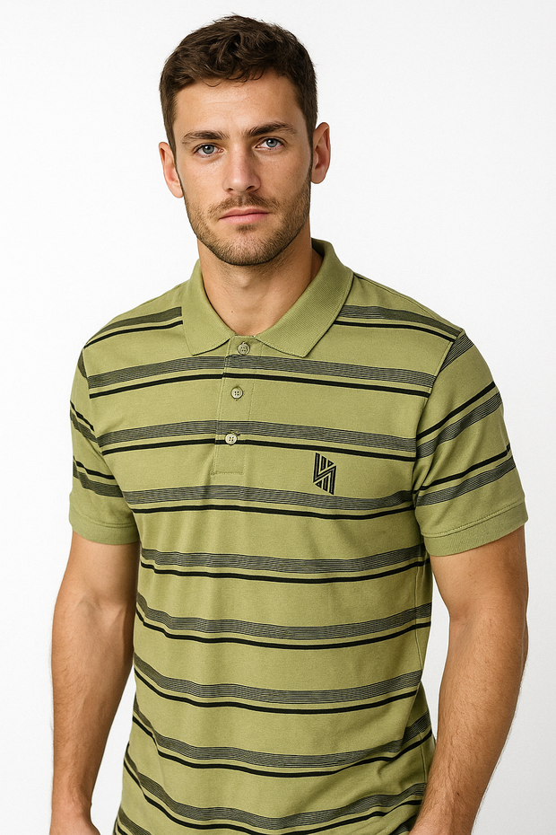 Green & Black Polo Tees
