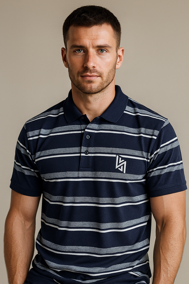 Blue & White Polo Tees