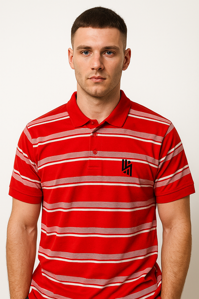 Red & White Polo Tees