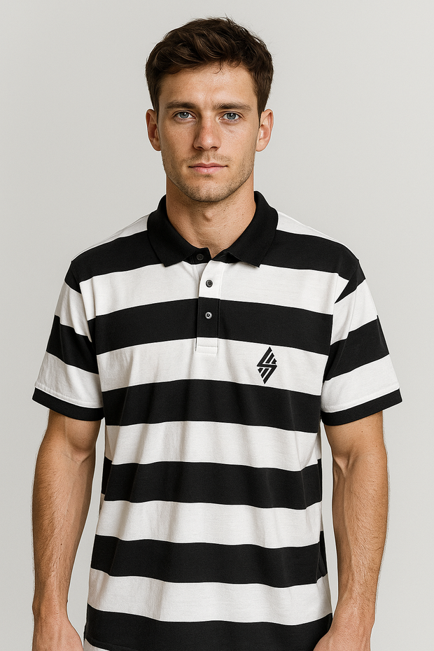 Black & white Polo Tees