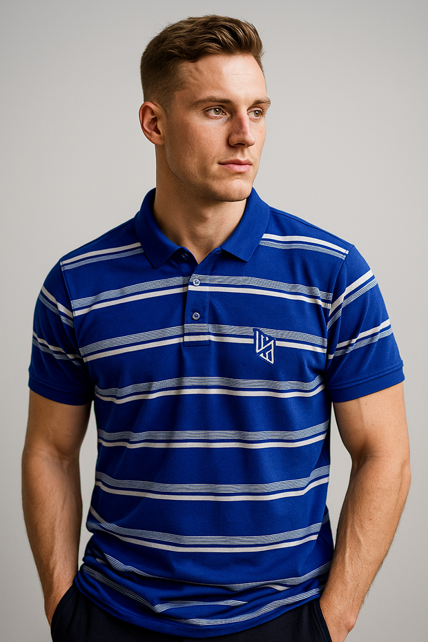 Blue & White Polo Tees