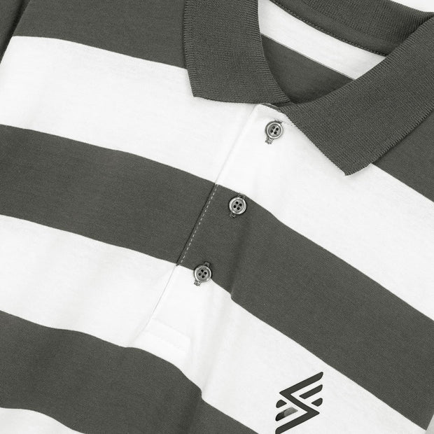 Gray & white Polo Tees