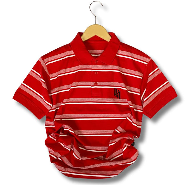 Red & White Polo Tees