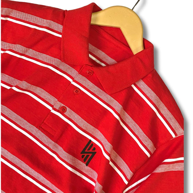 Red & White Polo Tees