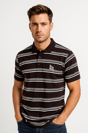 Brown & White Polo Tees