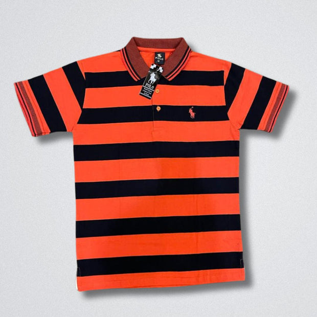 Orange & black Polo Tees