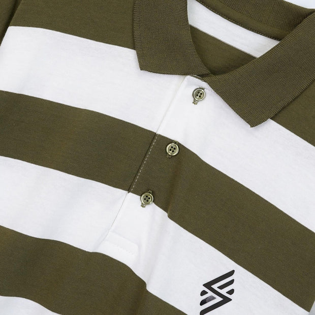 Green & white Polo Tees