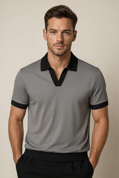 TEXTURED OLD MONEY POLO - 204