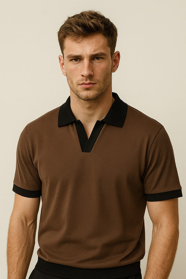 TEXTURED OLD MONEY POLO - 206