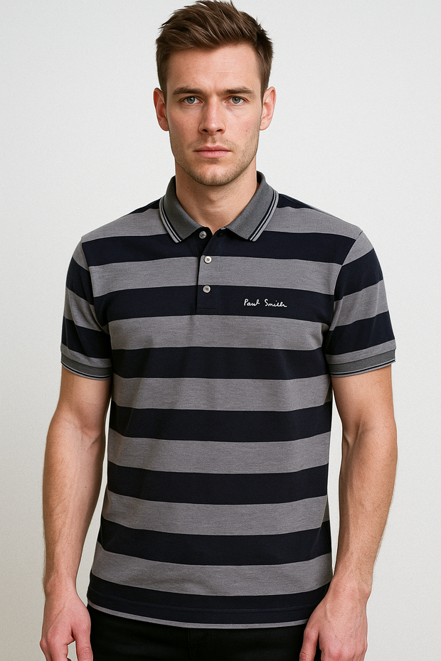 Grey & black Polo Tees