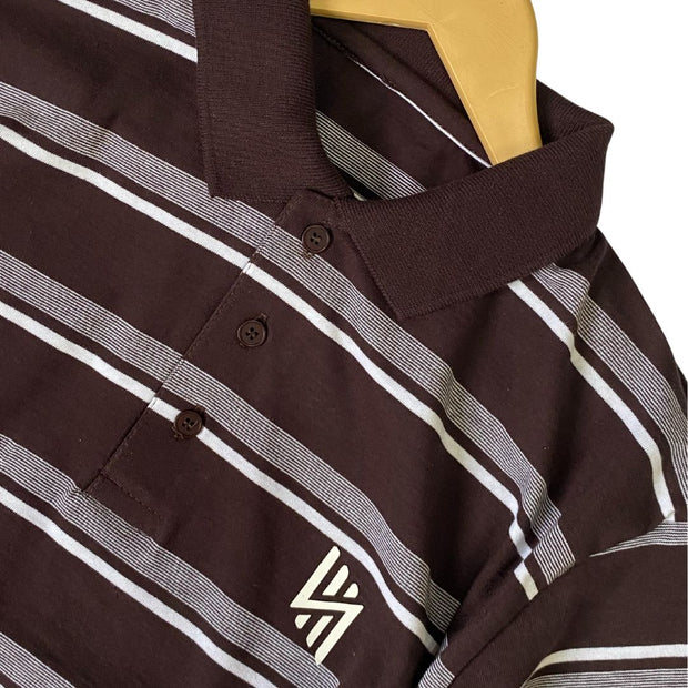 Brown & White Polo Tees