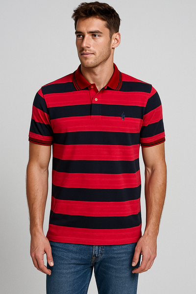 Red & Black Polo Tees