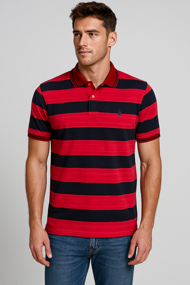 Red & Black Polo Tees