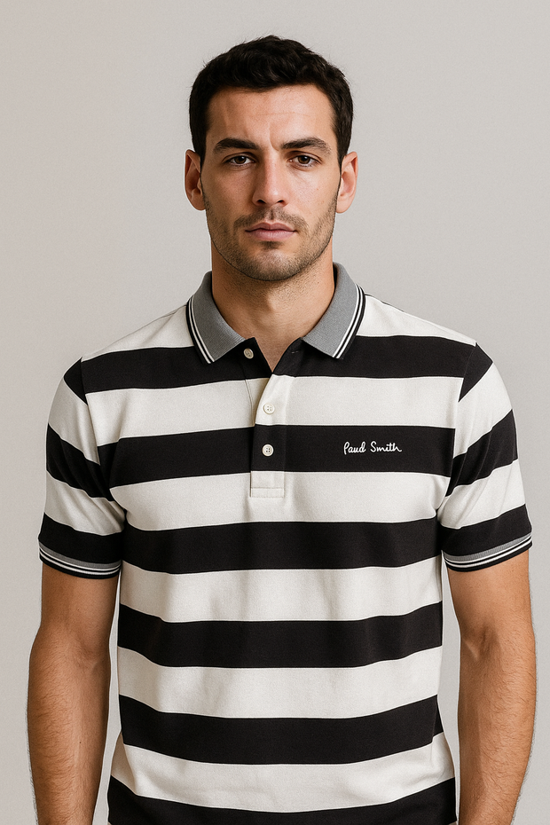Black & white Polo Tees