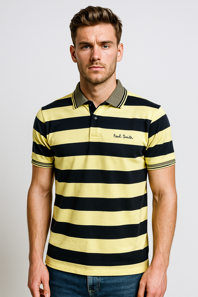 Yellow & black Polo Tees